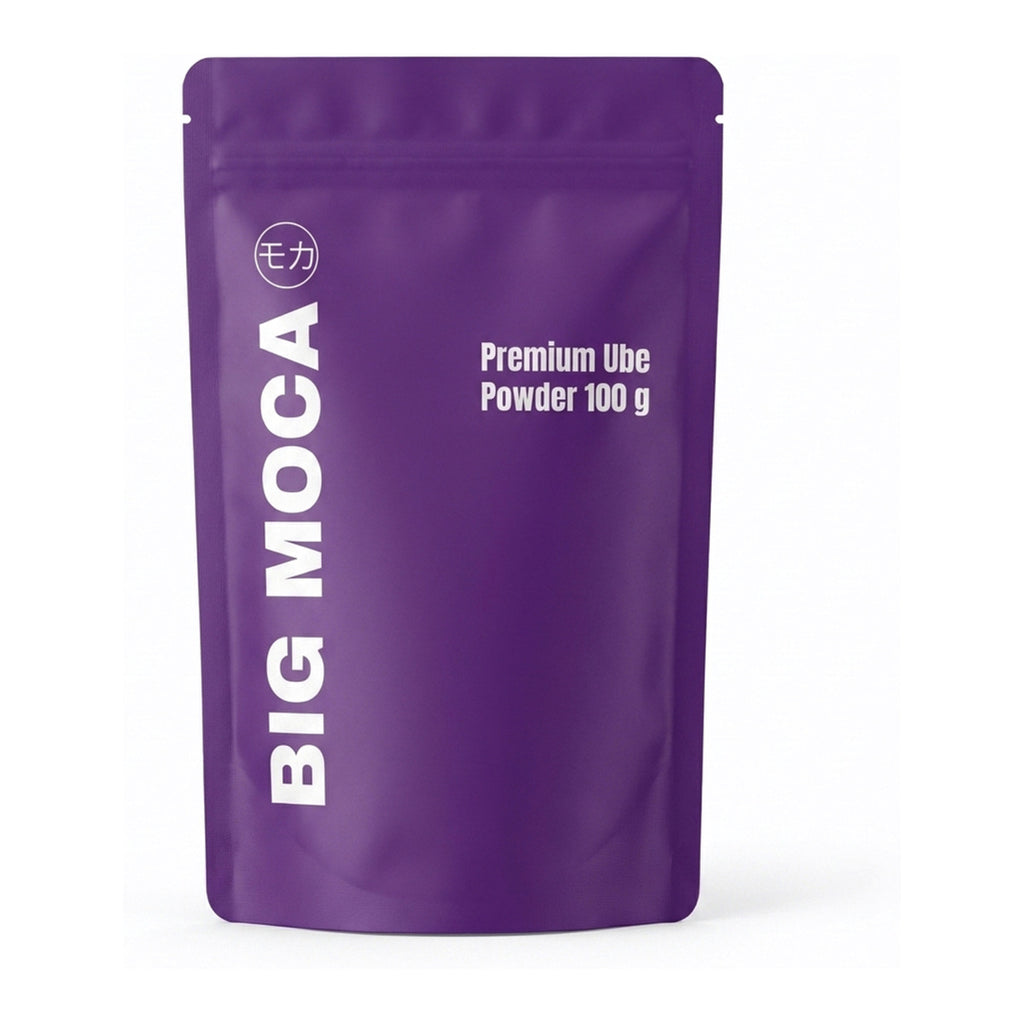 Big Moca Premium Ube Poeder 100 g - paarse hersluitbare pouch