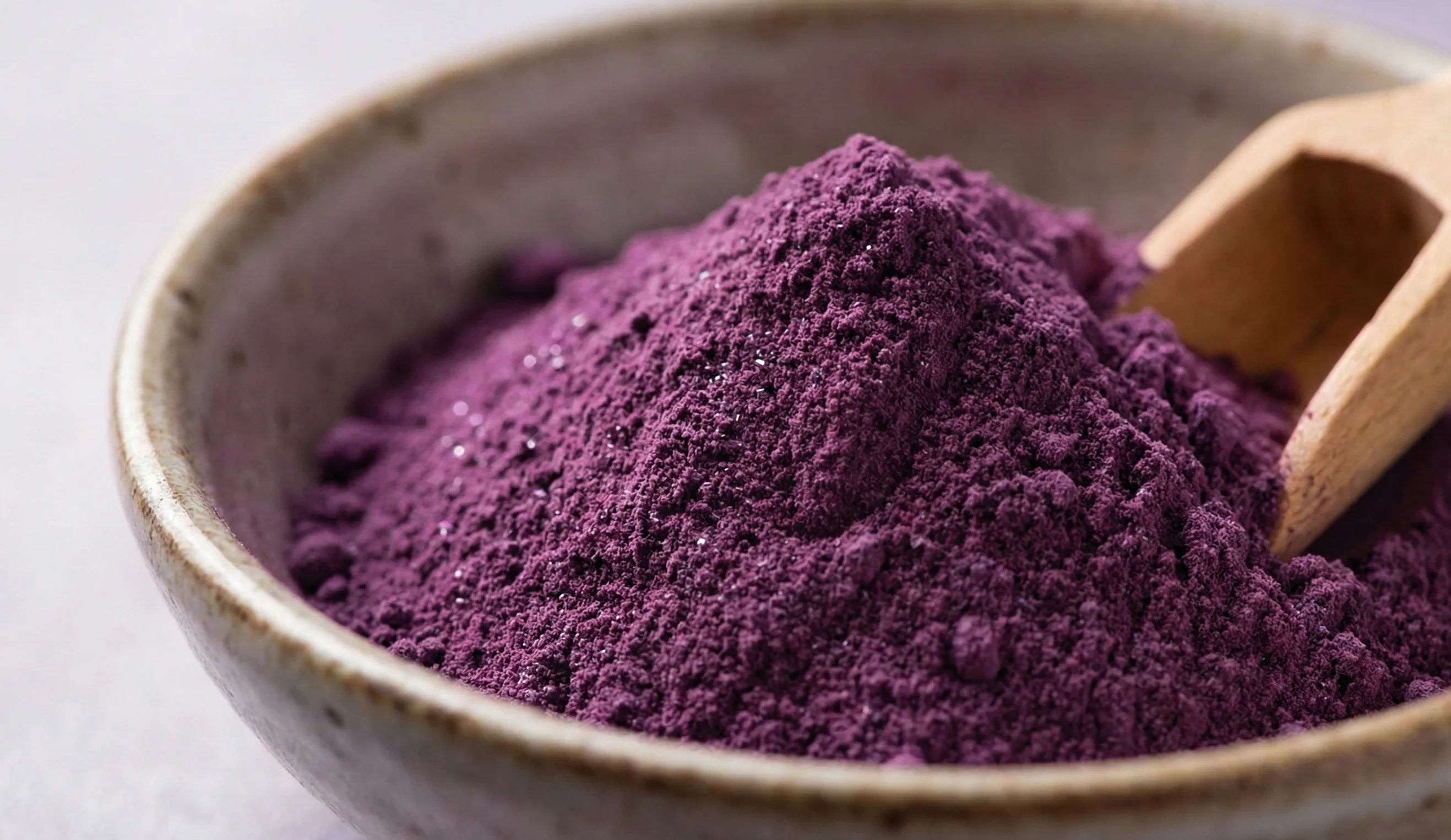 100% puur ube poeder closeup
