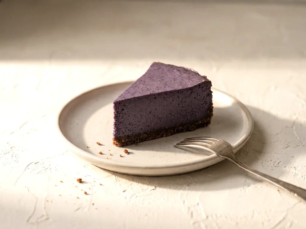 Punt ube cheesecake